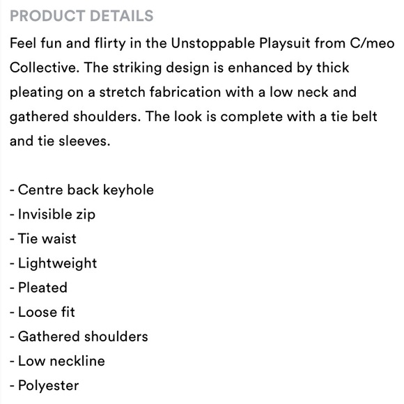 c/meo Unstoppable Jumpsuit - Picture 13 of 15